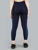 Solid Women Dark Blue Tights