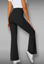 Solid Women Black Tights Gym Wear