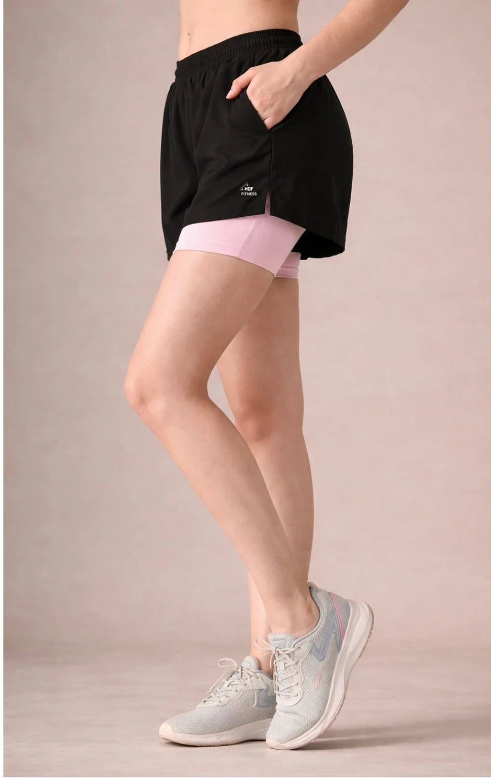 Solid Women Black, Pink Gym Shorts, Cycling Shorts, Running Shorts, Sports Shorts, Casual Shorts