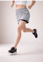 Solid Women Grey, Black Gym Shorts, Cycling Shorts, Running Shorts, Sports Shorts, Casual Shorts
