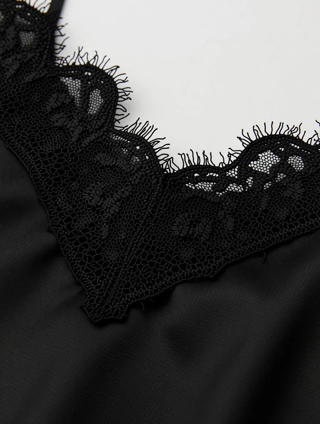 Women Top & Shorts Set Black Self Design
