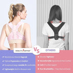 Posture Corrector Belt for Women| Premium Back Support Belt for Back Pain Relief & Shoulder Alignment | Ergonomic Adjustable & Breathable Design with Anti-Tightening Comfort & Double Y Structure